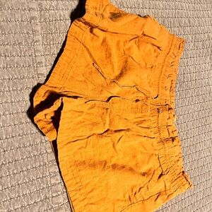 a new day Women's High Waist Orange Shorts